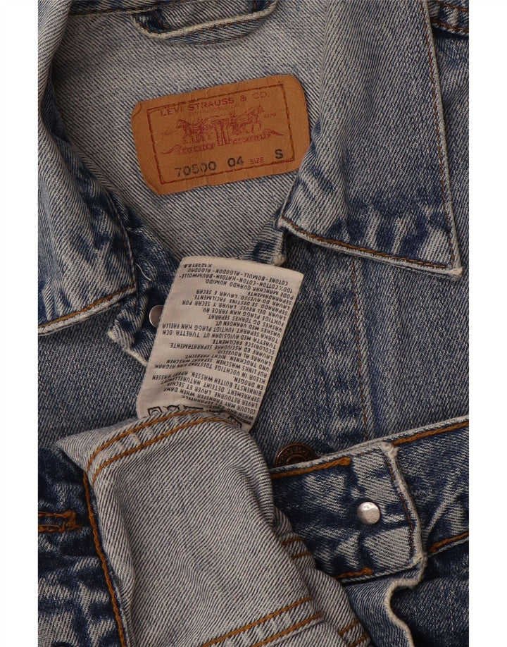 Levi's ženska traper jakna UK 10 Small Blue Cotton
