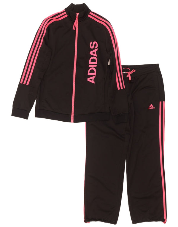 Adidas ženska trenirka s grafičkim motivima UK 12/14 Srednje crni poliester