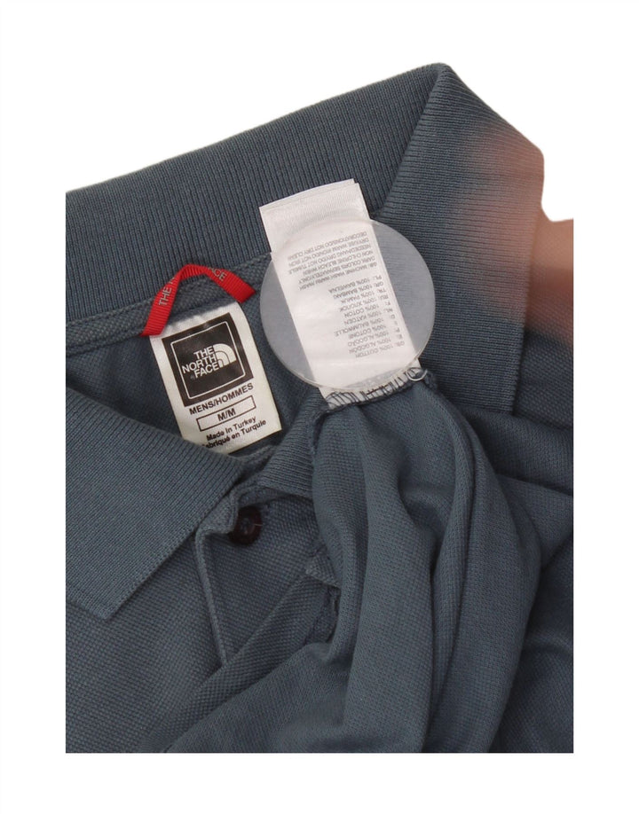 The North Face muška polo majica srednje plavi pamuk