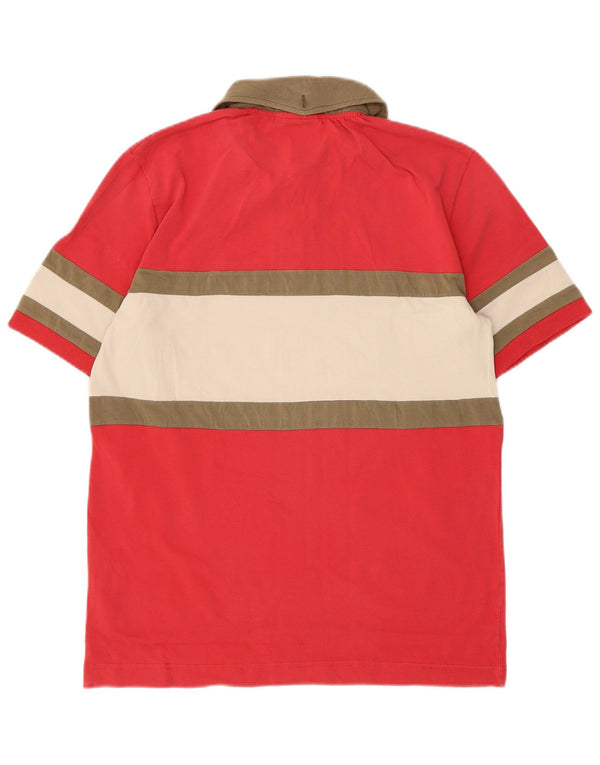 Diadora Boys Graphic Rugby Polo majica 11-12 godina XL Red Colourblock Pamuk