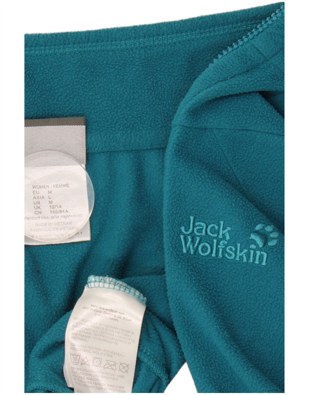 JACK WOLFSKIN Ženska jakna od flisa UK 12/14 srednje plavi poliester
