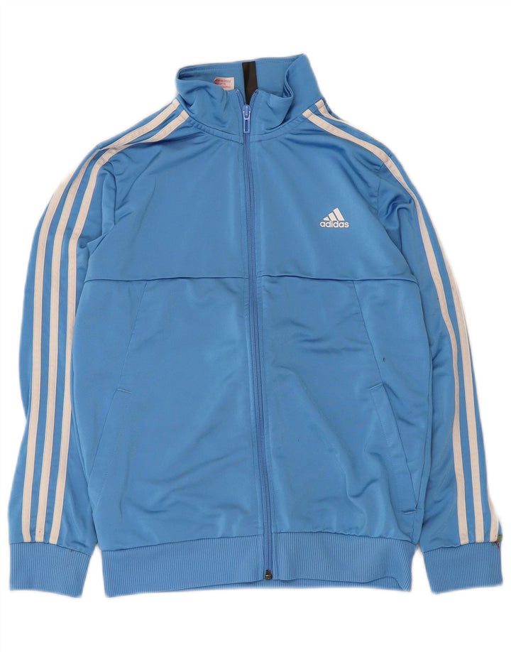Adidas Boys Aeroready trenirka gornja jakna 12-13 godina plava poliester