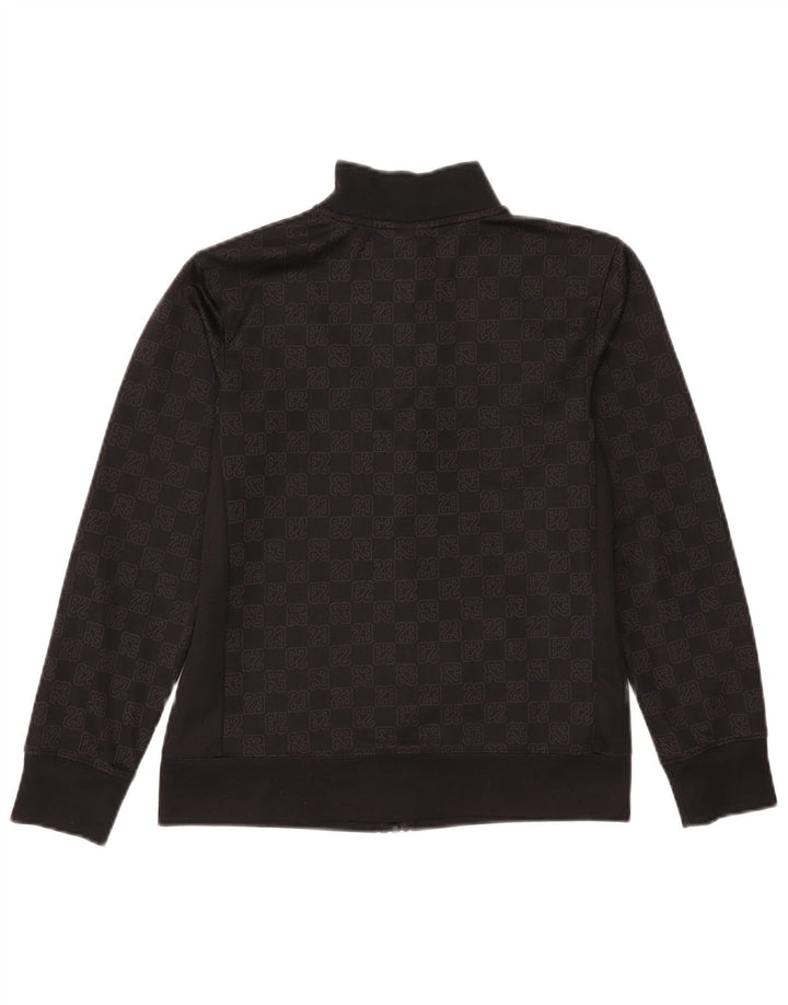 Gornja jakna trenirke Jordan Boys Graphic 12-13 Year Large Black Geometric