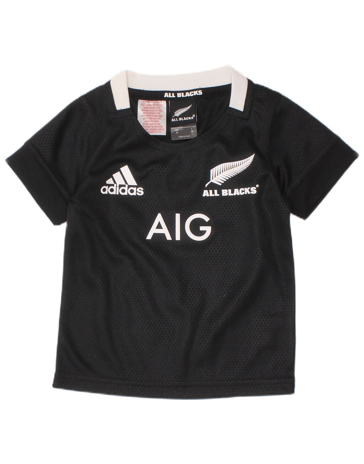 ADIDAS Baby Boys New Zealand Graphic T-Shirt Top 18-24 mjeseca crna