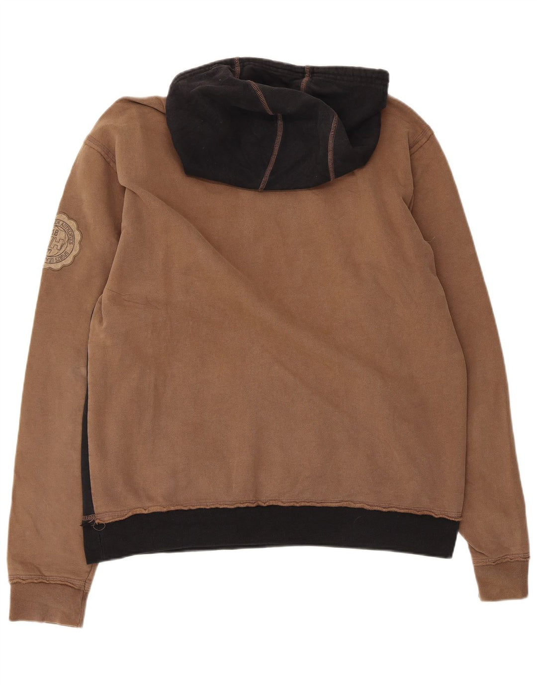 Helly Hansen muška majica s kapuljačom s kapuljačom, veliki crni pamuk u blokovima boja