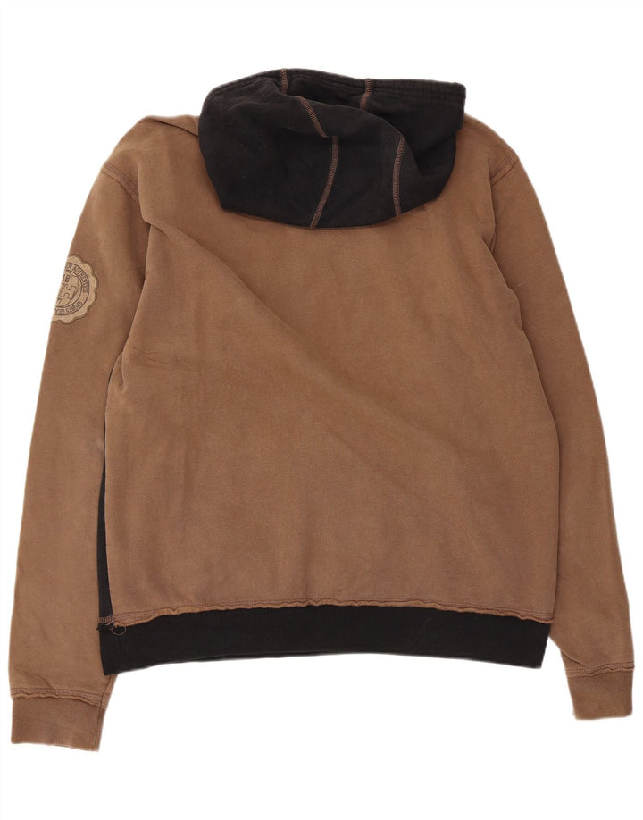 Helly Hansen muška majica s kapuljačom s kapuljačom, veliki crni pamuk u blokovima boja