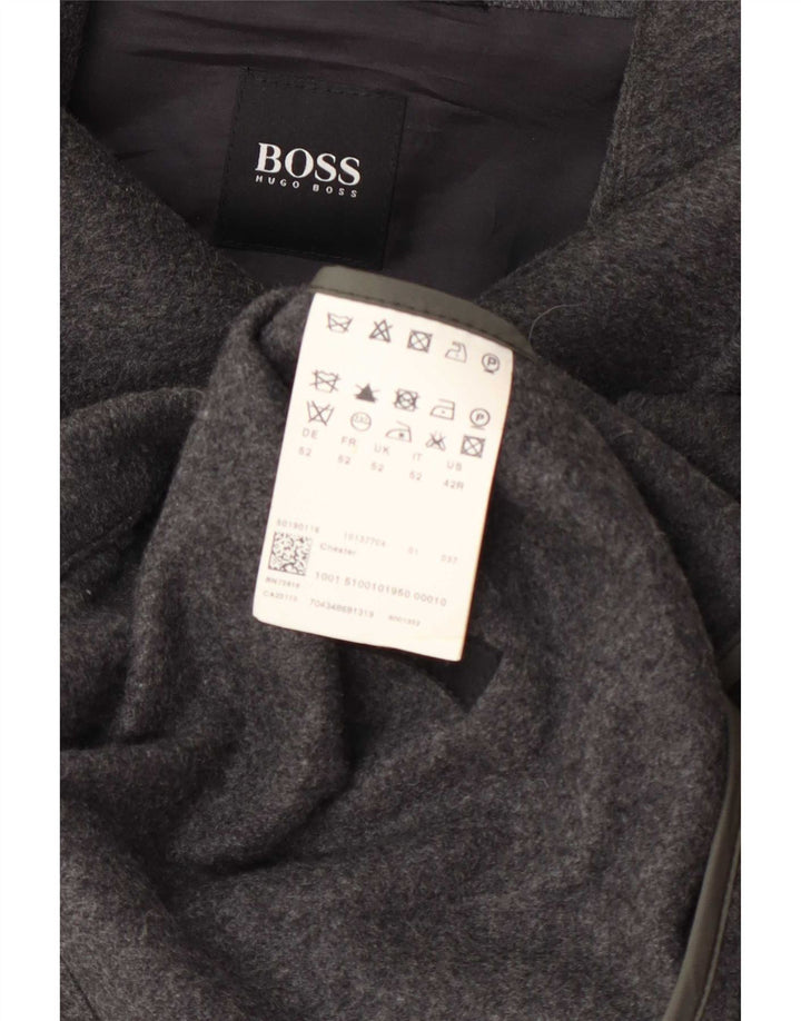 Hugo Boss muški kaput IT 52 XL siva vuna