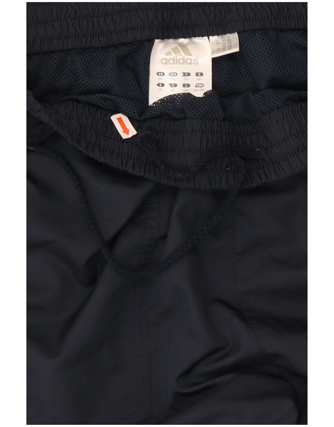 Adidas muške hlače za trenirku 2XL tamnoplavi poliester