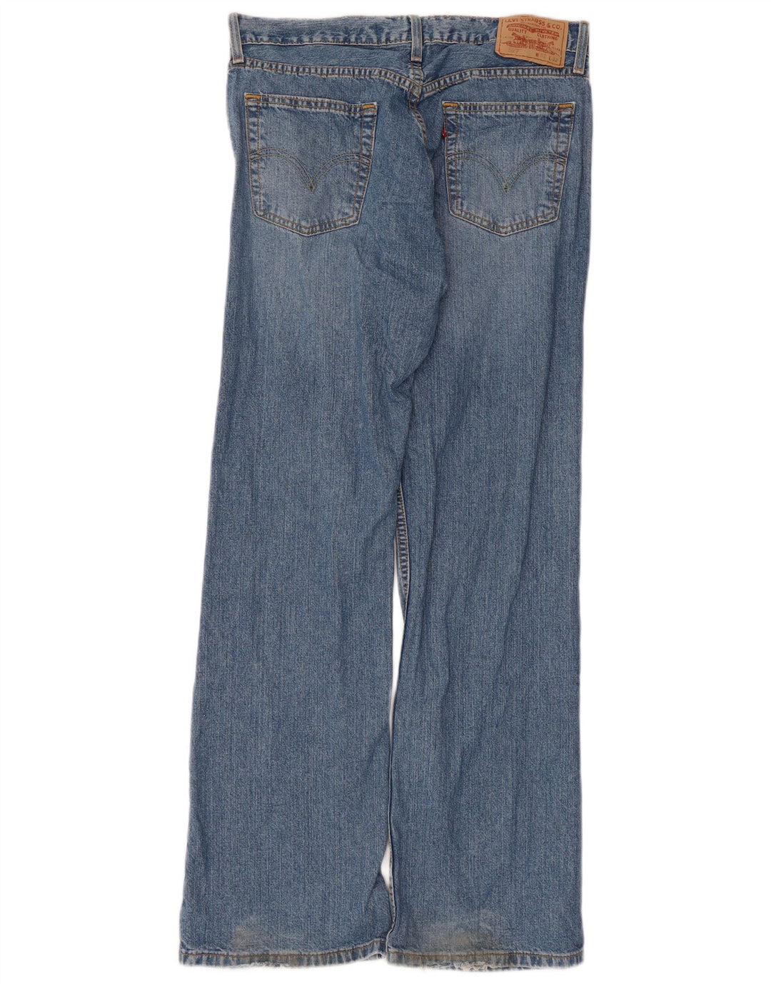 Levi's ženske 527 traperice niskog struka W32 L32 plavi pamuk