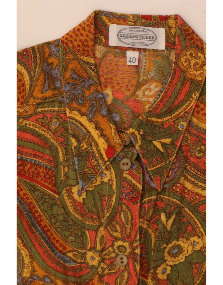 Vintage ženska prevelika košulja EU 40, srednje raznobojni paisley