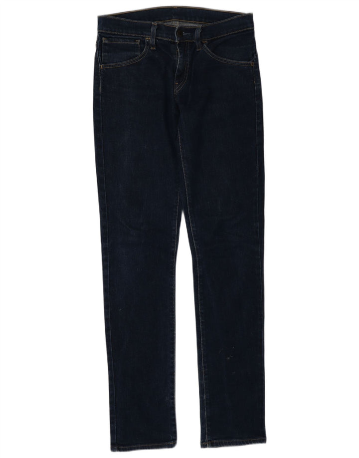 Levi's ženske uske traperice W28 L34 tamnoplavi pamuk