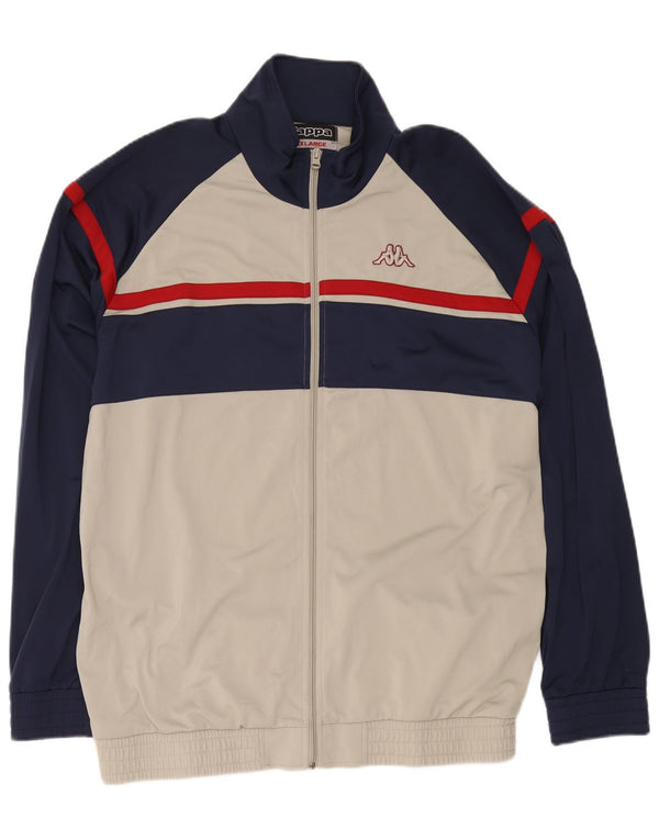 Kappa muška trenirka Regular Fit, gornja jakna 3XL, siva, sportska u boji