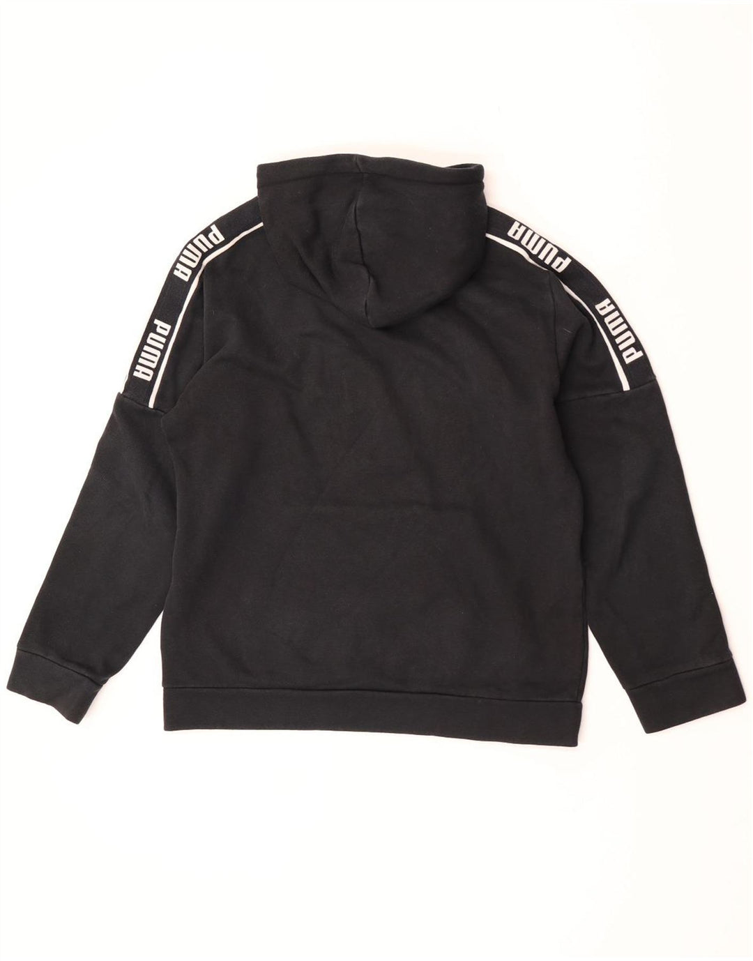 Puma muška majica s kapuljačom srednje veličine, crni pamuk