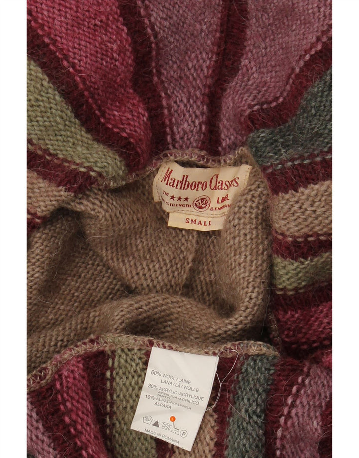 MARLBORO CLASSICS Ženski kardigan džemper UK 10 Mali višebojni