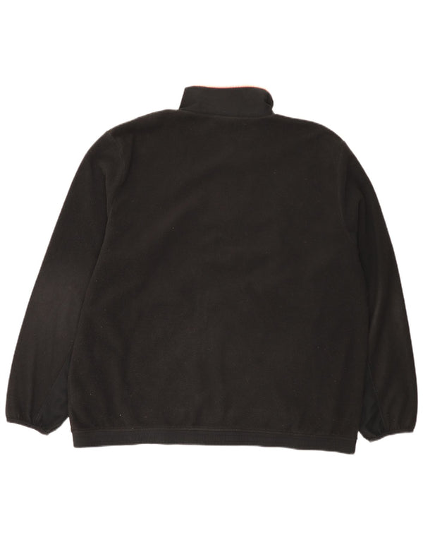 Adidas muška flis jakna UK 42 XL crni poliester