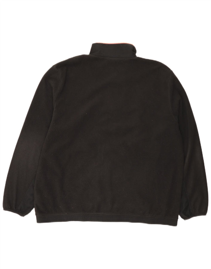 Adidas muška flis jakna UK 42 XL crni poliester