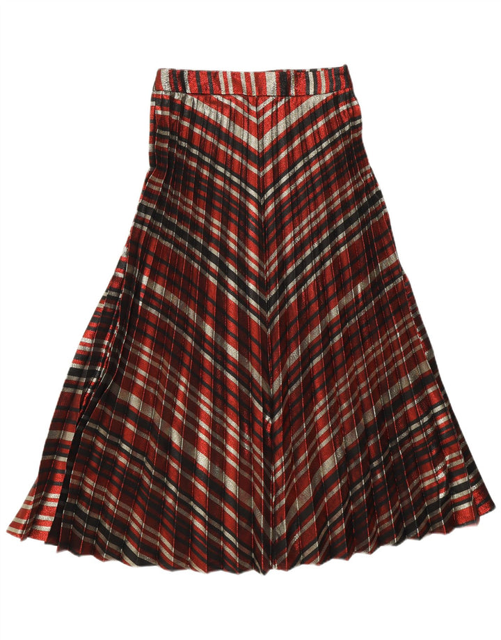 Zara ženska plisirana suknja s noževima, mala W26 raznobojni prugasti poliester