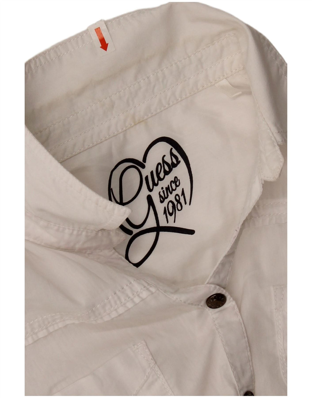 Guess Bijela pamučna košulja za djevojčice 11-12 godina