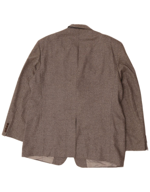 Marks & Spencer muška jakna sako s 3 gumba UK 46 XL siva vuna