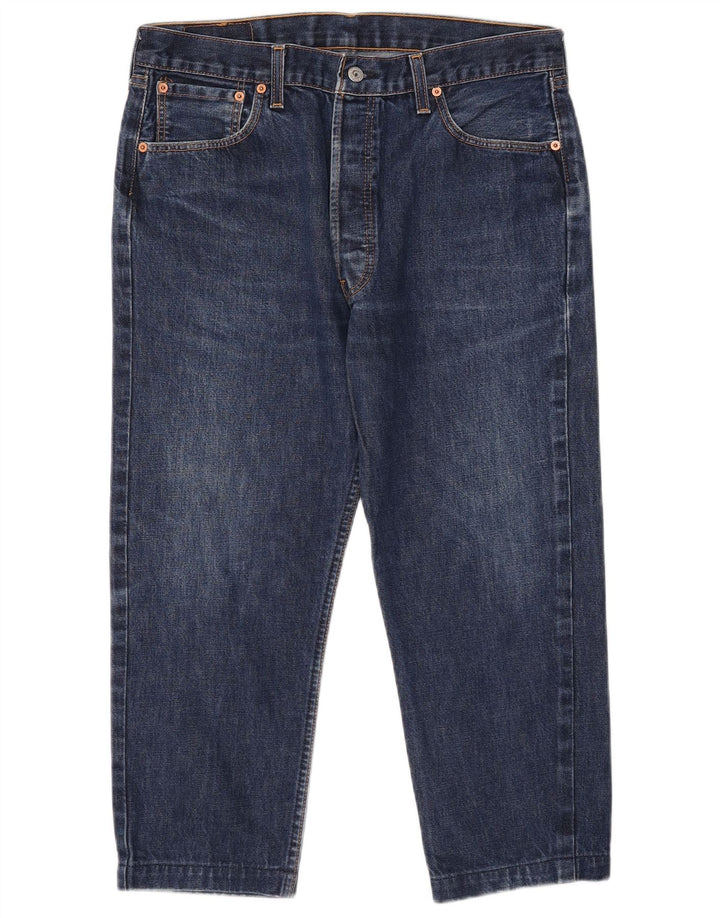 Levi's muške 501 Capri traperice W36 L22 plavi pamuk