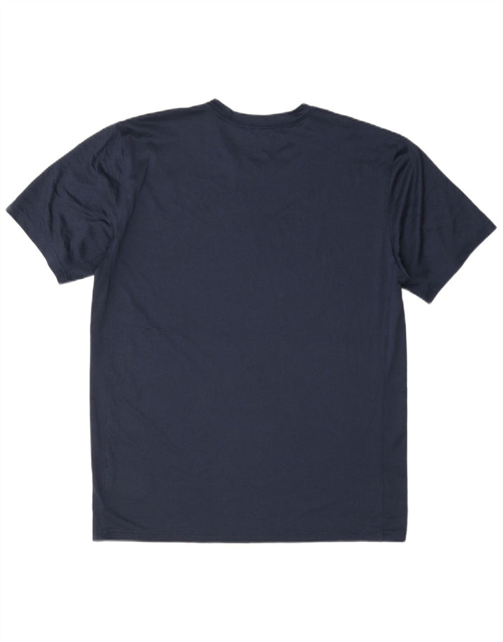 Nike Dri Fit majica kratkih rukava velika, tamnoplava poliesterska