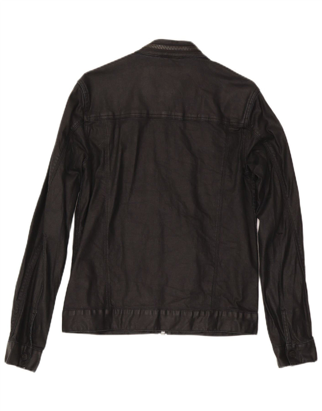Superdry muška traper jakna UK 36 Mala crna pamuk
