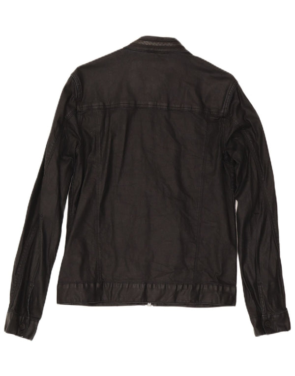Superdry muška traper jakna UK 36 Mala crna pamuk