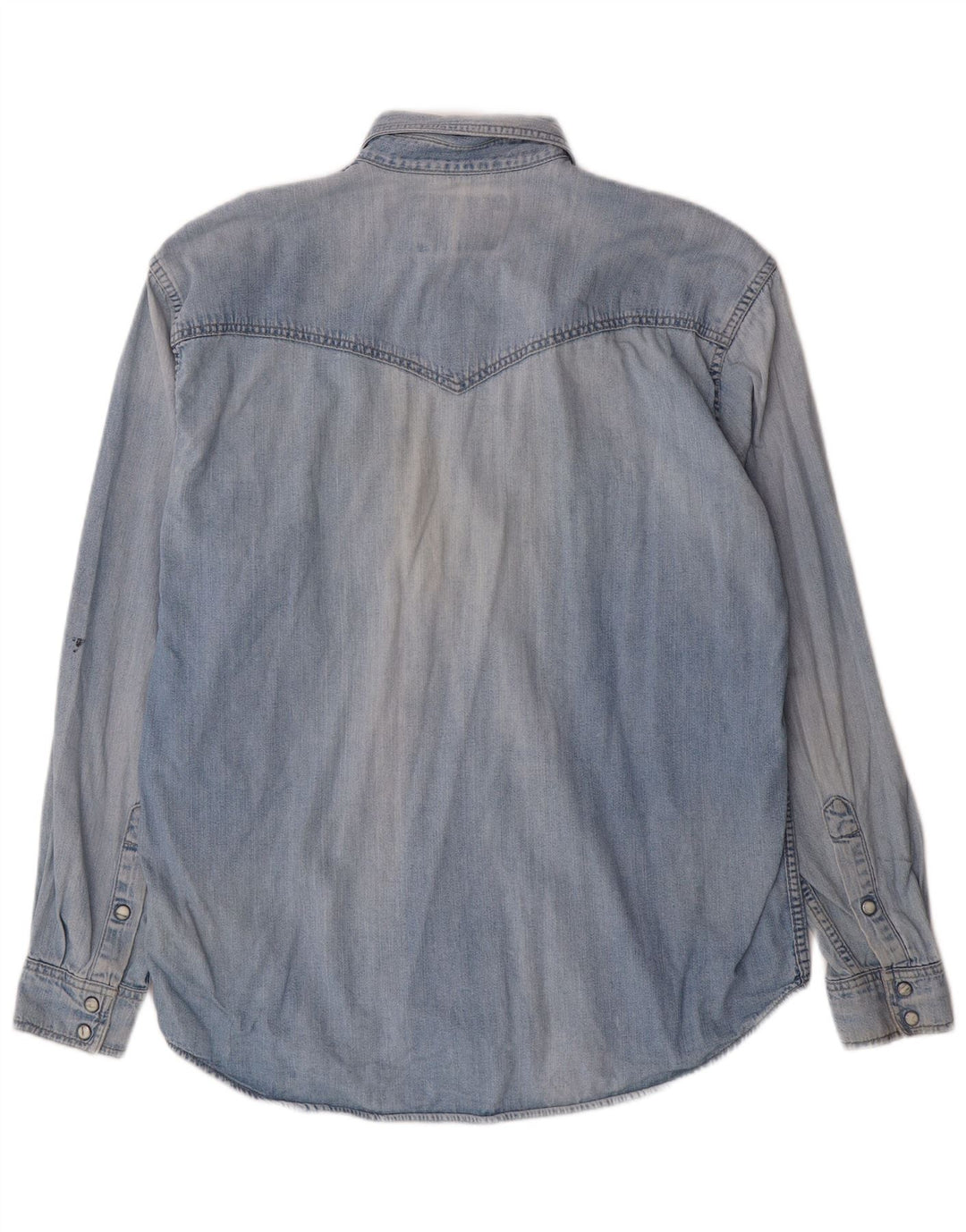 WRANGLER Muška traper košulja Large Blue Cotton