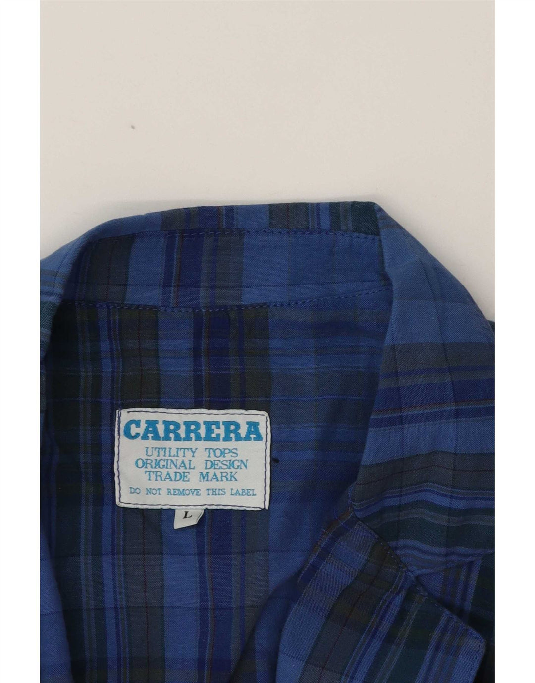 Carrera muška jakna sa 2 gumba UK 40 veliki plavi karirani