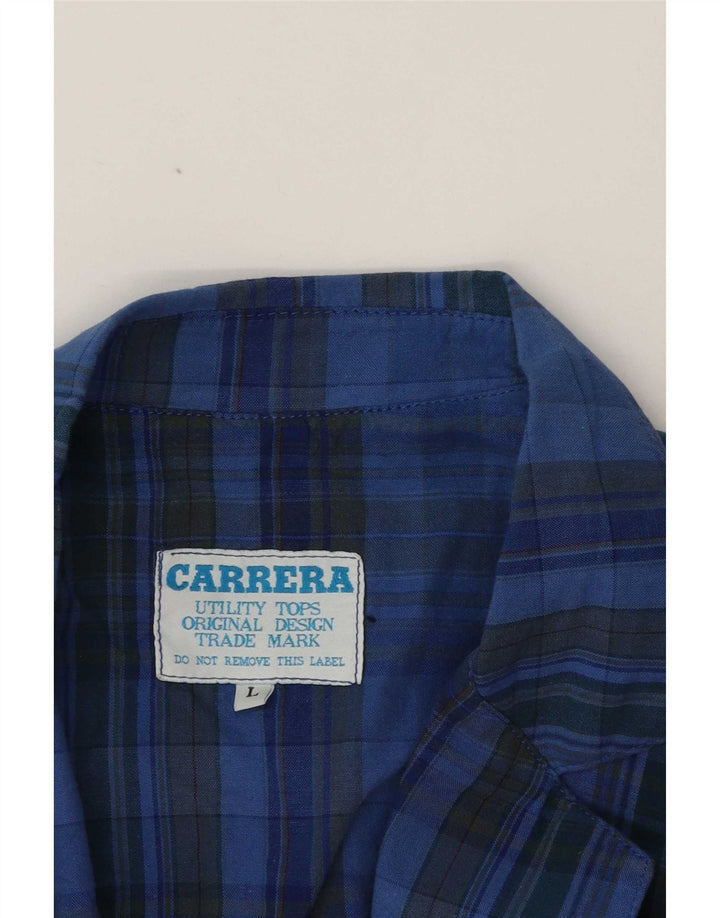 Carrera muška jakna sa 2 gumba UK 40 veliki plavi karirani