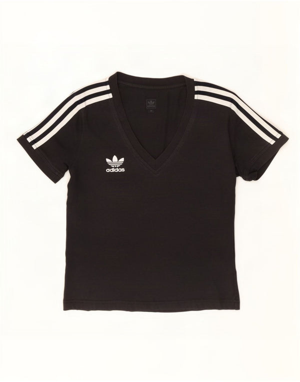 Adidas ženska majica kratkih rukava UK 10 Mala crna pamuk