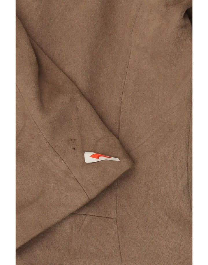 Zara ženski gornji dio kardigana s 3/4 rukava UK 14 srednje bež poliester