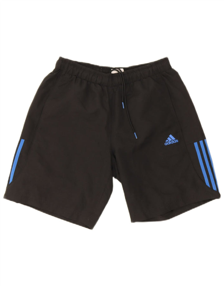 Adidas muške sportske kratke hlače Climalite srednje crne boje od poliestera