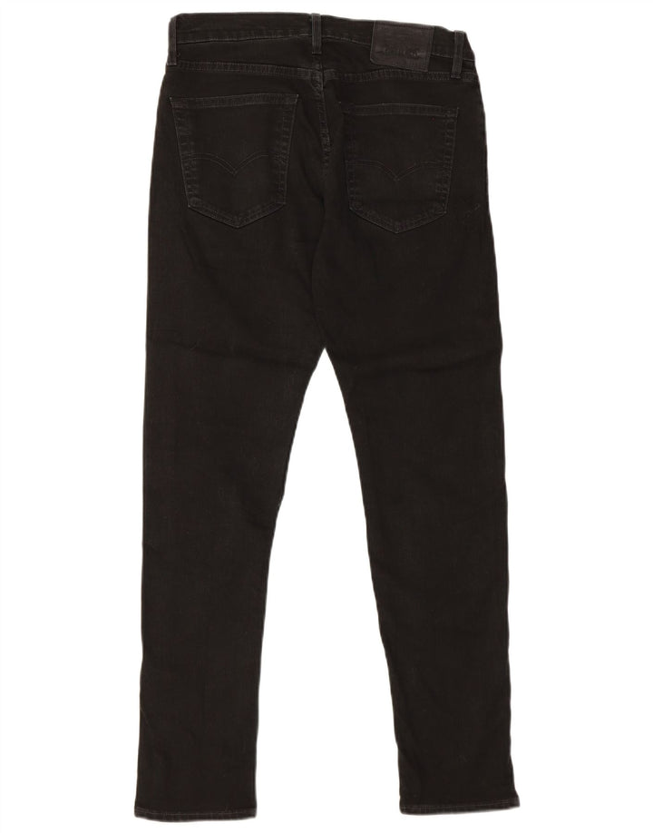 Levi's muške uske traperice W31 L32 crni pamuk