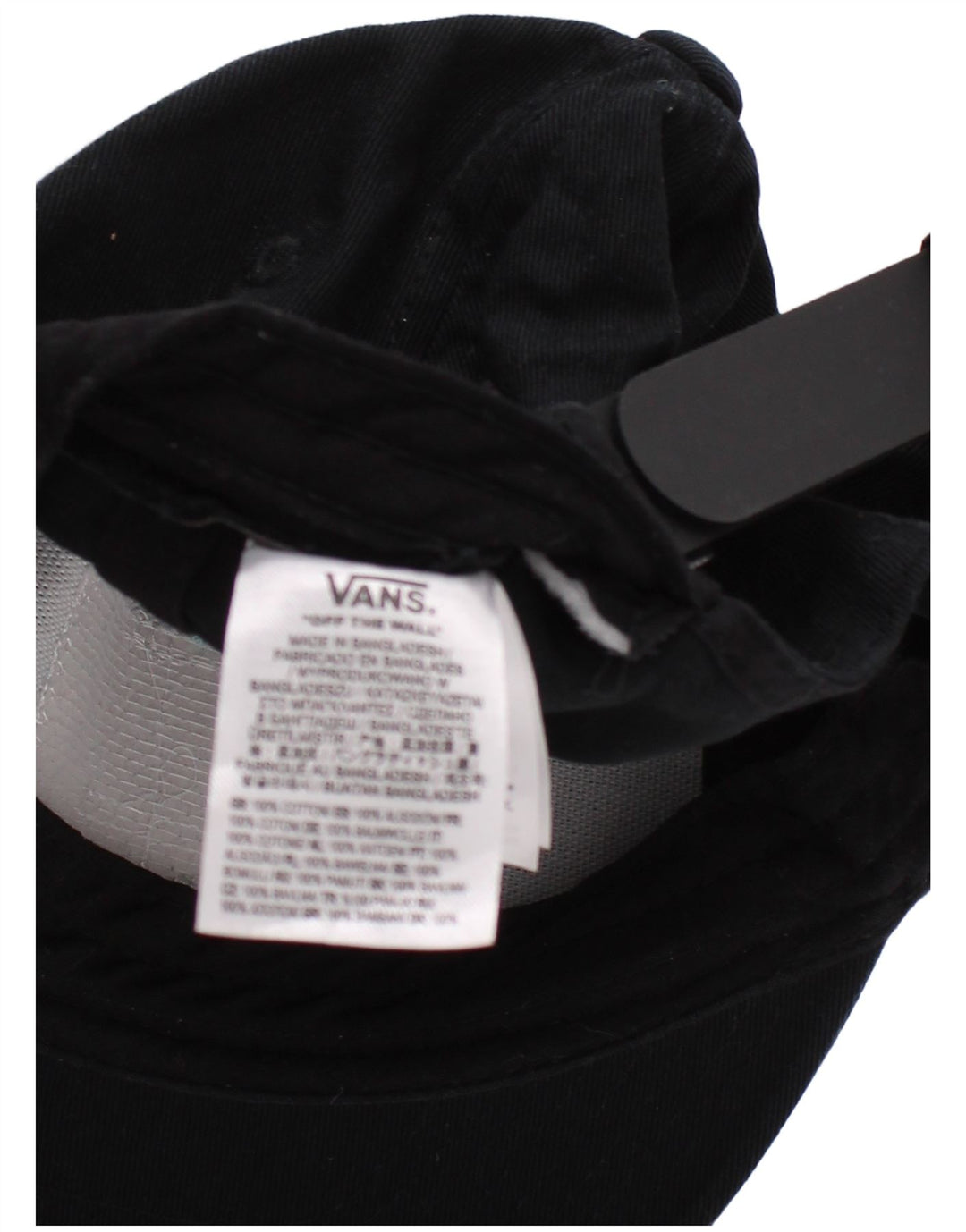 Vans muška bejzbolska kapa jedne veličine, crni pamuk