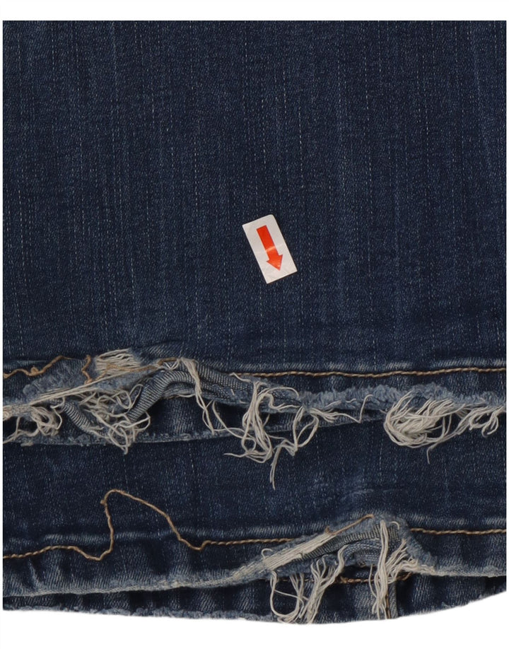 BKE Duge lepršave traperice za djevojčice 9-10 godina W24 L28 plavi pamuk