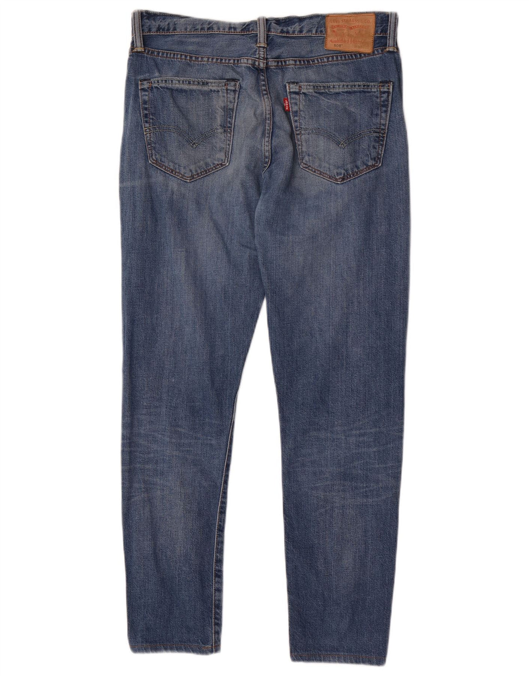 Levi's Mens 508 Regular Tapered Jeans W30 L28 Plavi pamuk