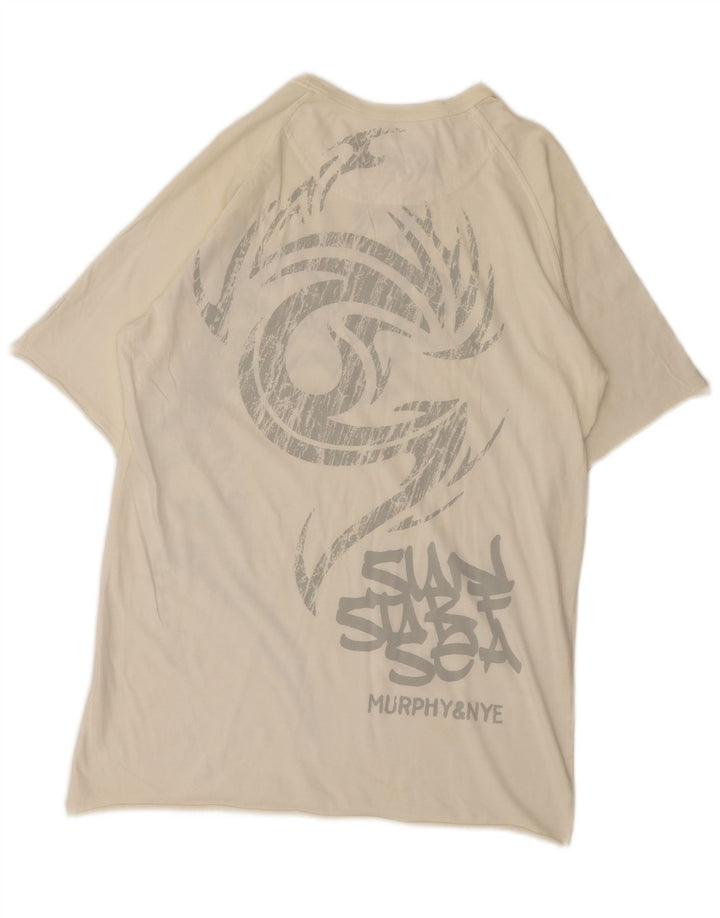 Murphy & Nye muška grafička majica srednje bijele boje
