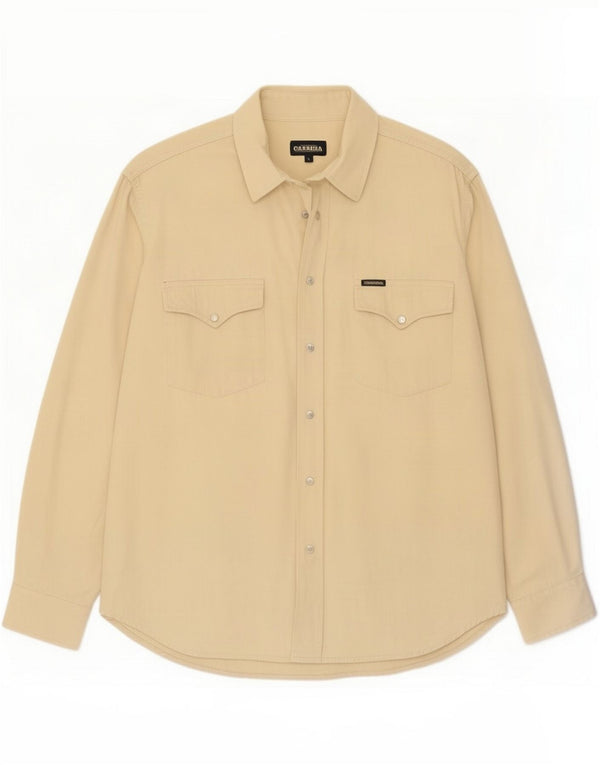 Carrera muška košulja Large Beige Cotton