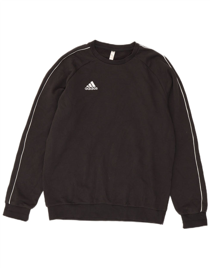 ADIDAS muški džemperi veliki crni pamuk