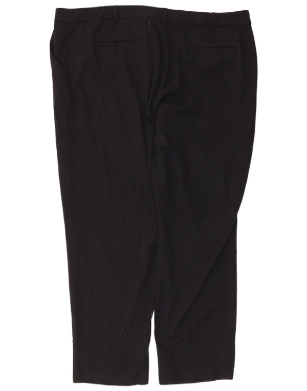 Marks & Spencer ženske sužene chino hlače UK 22 3XL W44 L29 crne