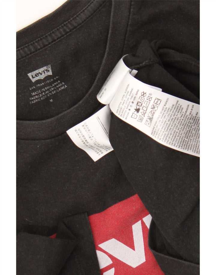 Levi's muška majica kratkih rukava srednje veličine, crni pamuk