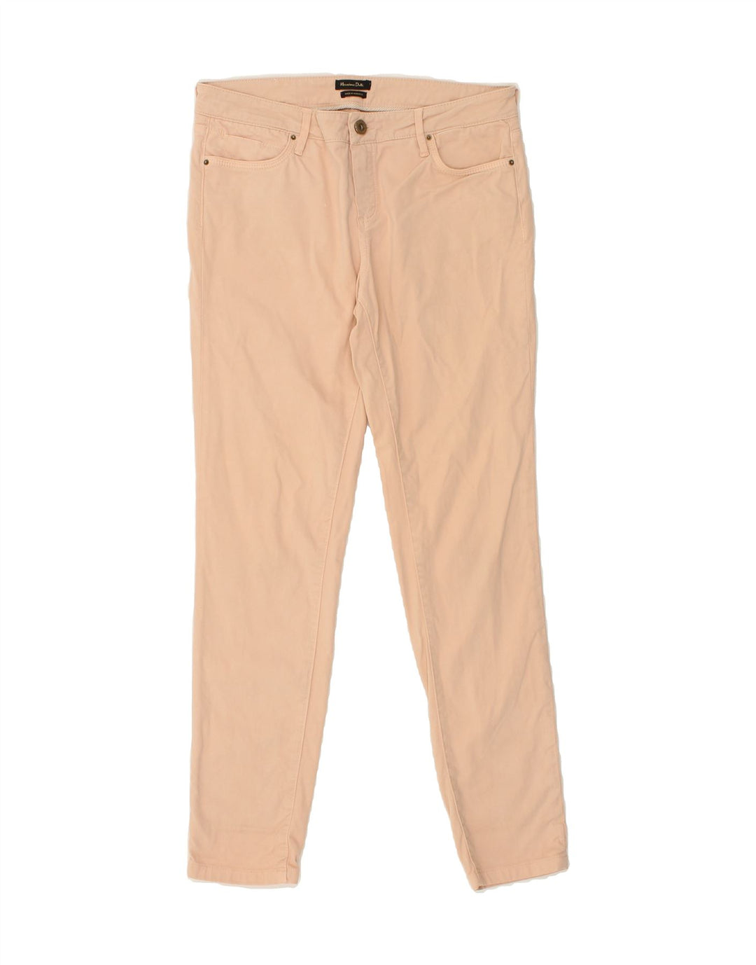 MASSIMO DUTTI Womens Slim Casual Trousers EU 40 Medium W30 L28  Beige | Vintage Massimo Dutti | Thrift | Second-Hand Massimo Dutti | Used Clothing | Messina Hembry 