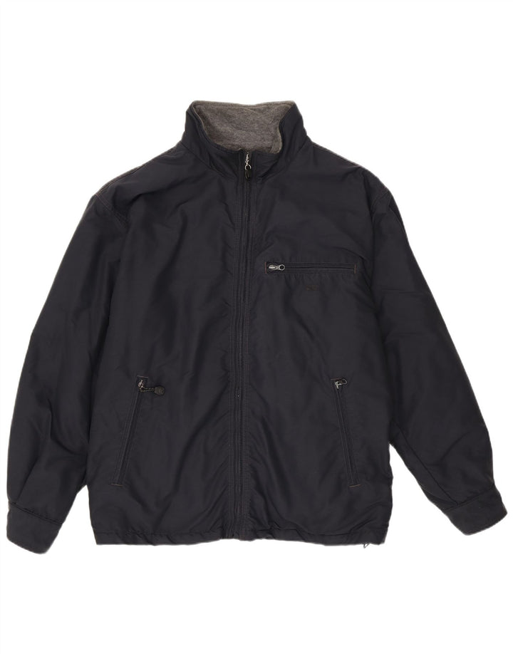 Think Pink muška bomber jakna vjetrovka UK 42 XL tamnoplava