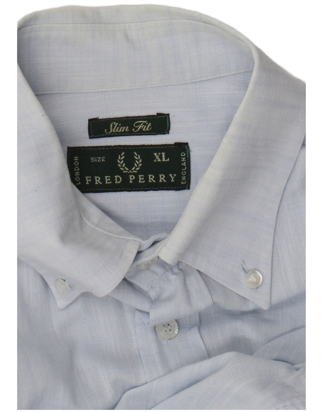Fred Perry muška uska košulja XL plava