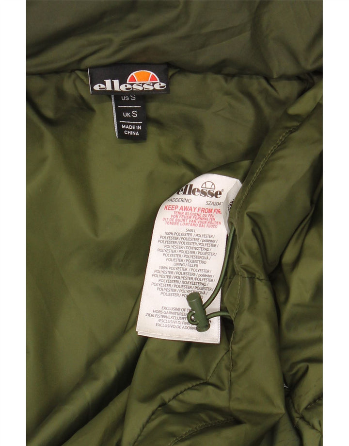 ELLESSE Muška podstavljena jakna s kapuljačom UK 36 Mali zeleni poliester