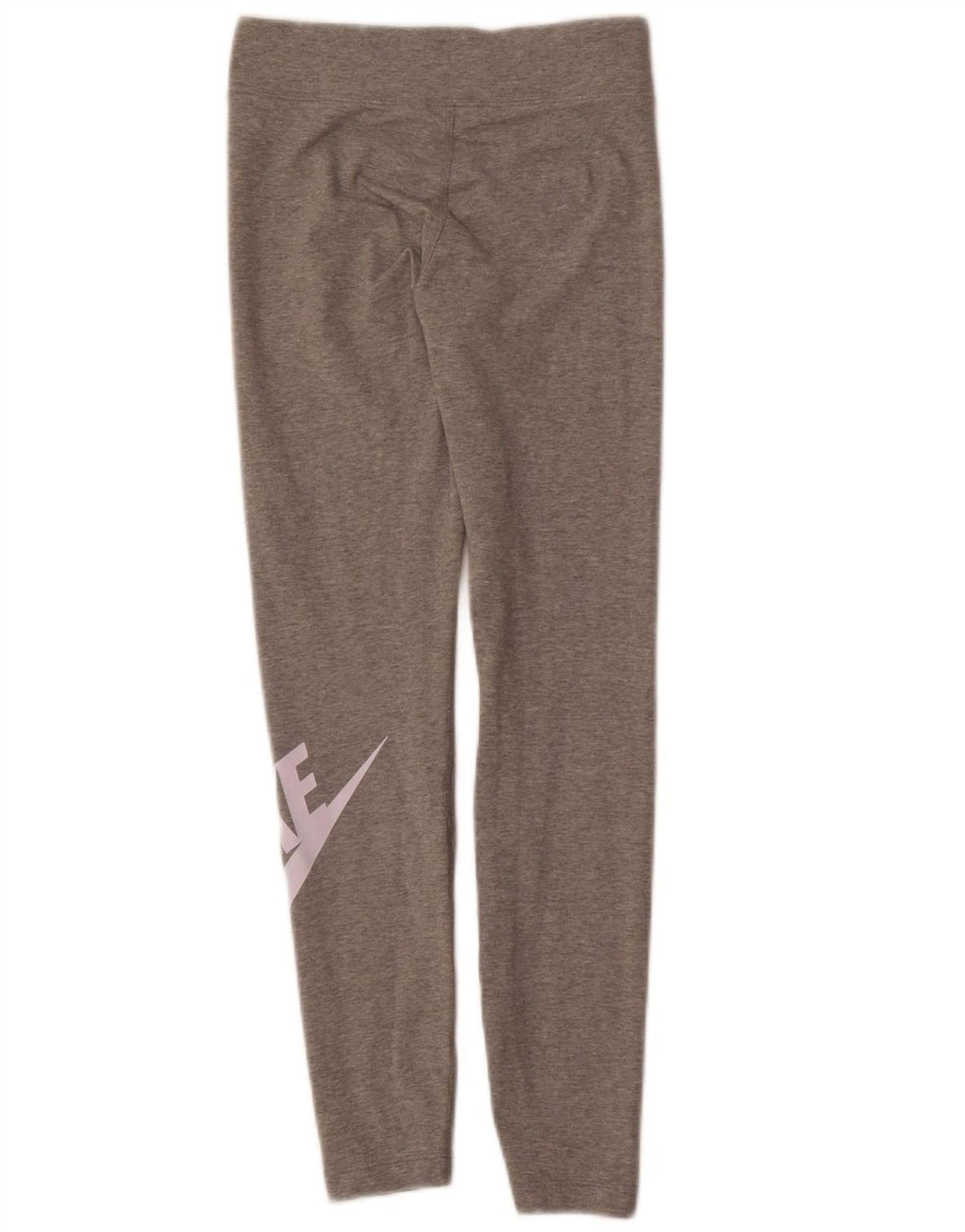 NIKE Womens Graphic Leggings UK 10 Small  Grey Cotton