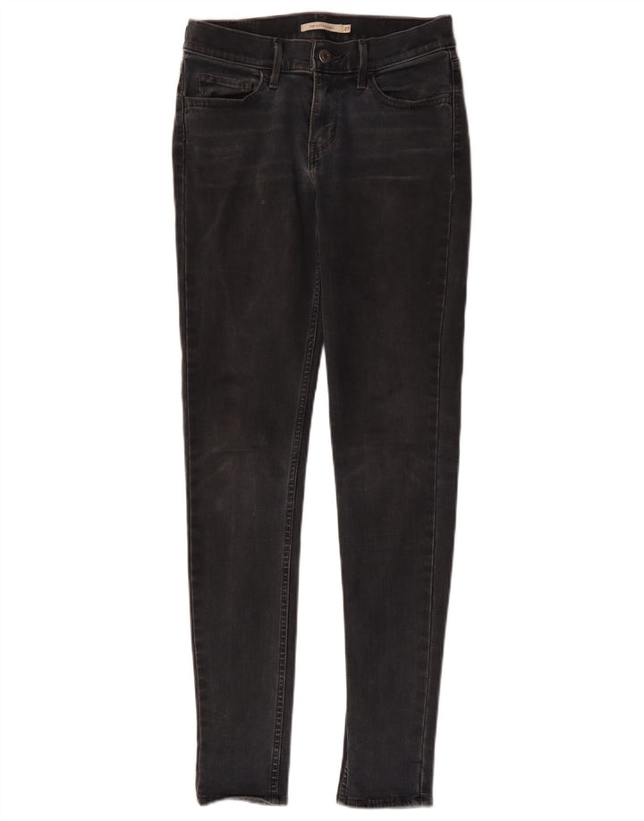 Levi's ženske 710 super uske traperice W27 L30 sive