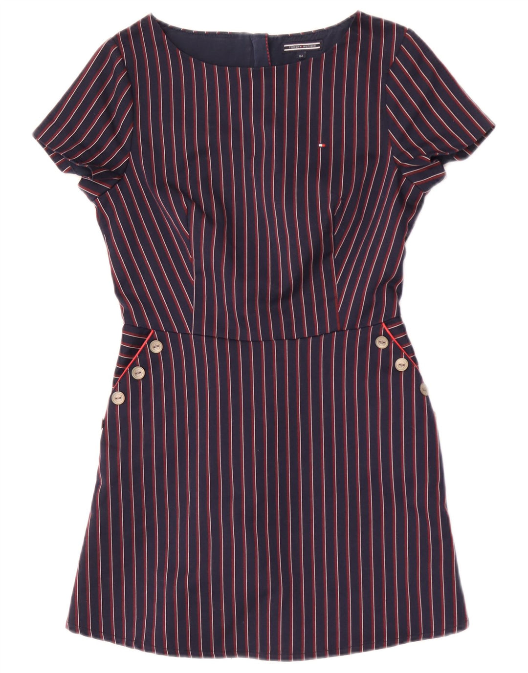 Tommy Hilfiger Basic haljina za djevojčice 14-15 godina tamnoplava na pruge