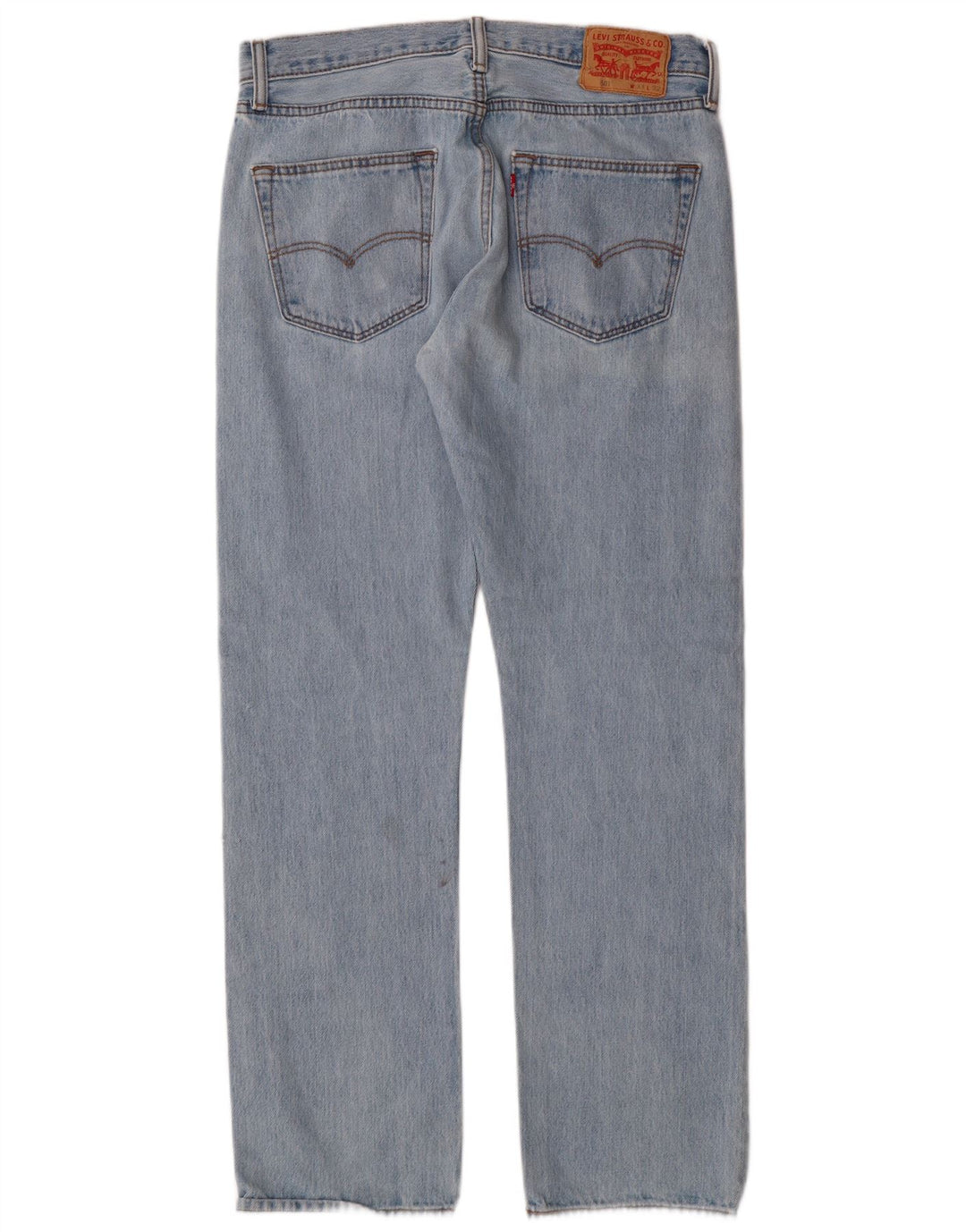 Levi's muške 501 ravne traperice W33 L32 plavi pamuk